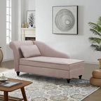 Chaise longue tapizada para interiores, sillón reclinable para sala de estar o dormitorio