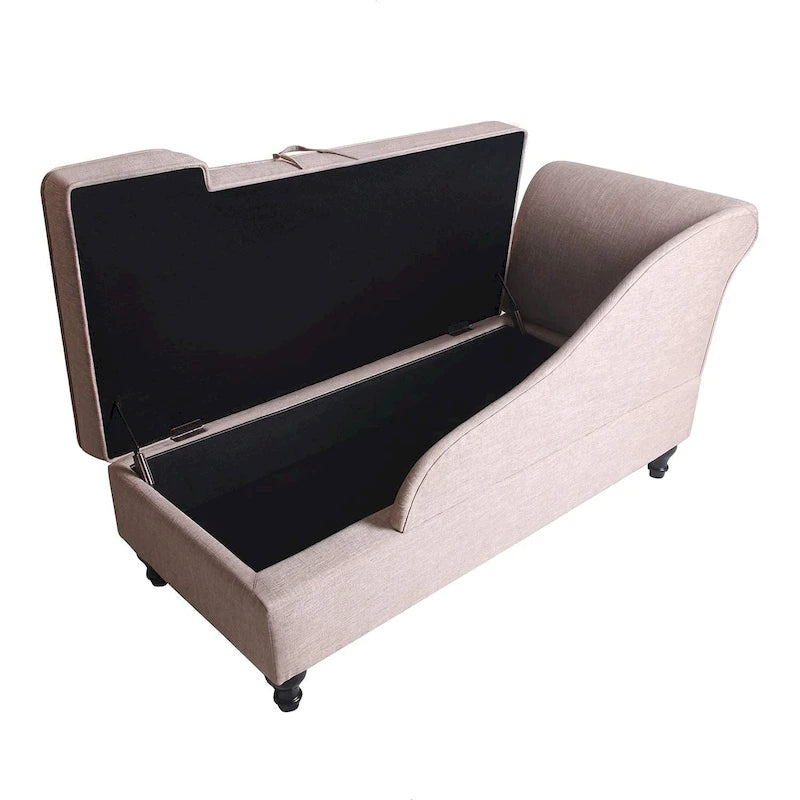 Chaise longue tapizada para interiores, sillón reclinable para sala de estar o dormitorio