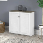 Armario de Almacenamiento con Puertas y Estantes - 31.73L x 12.76W x 30.71H