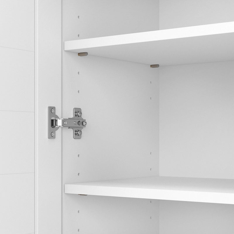 Armario de Almacenamiento con Puertas y Estantes - 31.73L x 12.76W x 30.71H
