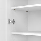 Armario de Almacenamiento con Puertas y Estantes - 31.73L x 12.76W x 30.71H