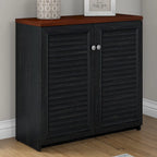 Armario de Almacenamiento con Puertas y Estantes - 31.73L x 12.76W x 30.71H