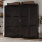 Armario de puerta con puertas de madera maciza o con espejo