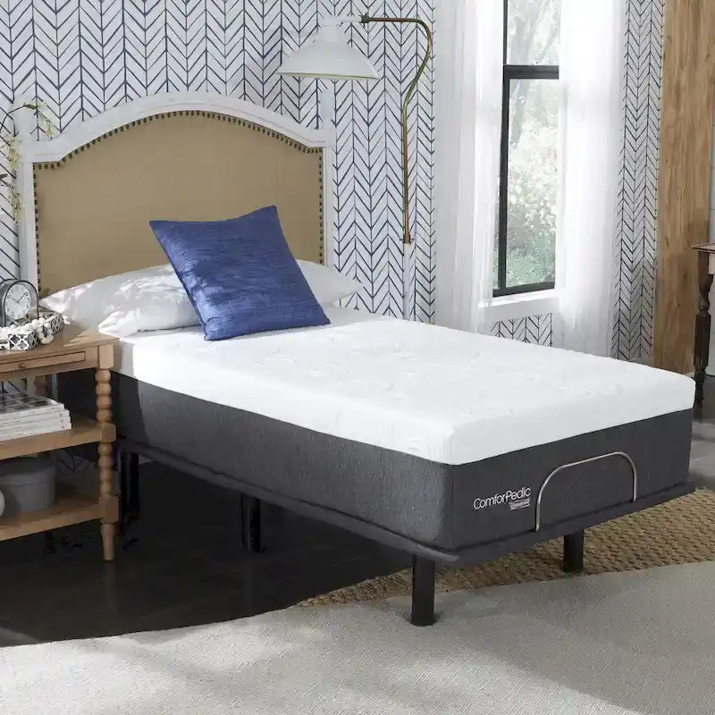Colchón de 14 pulgadas y cama ajustable