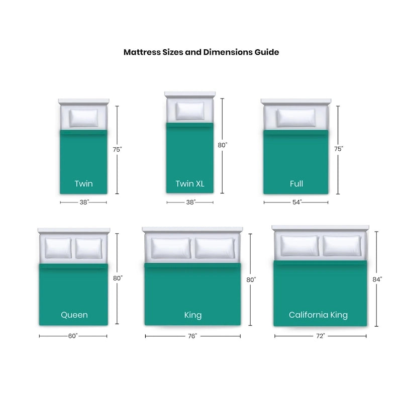 Colchón de 14 pulgadas y cama ajustable