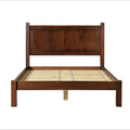 Cama tipo plataforma de paneles de madera maciza