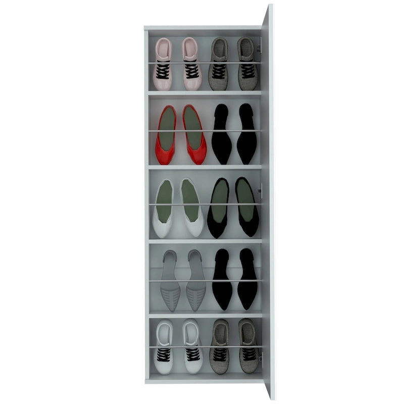Zapatero de pared con espejo - N/A
