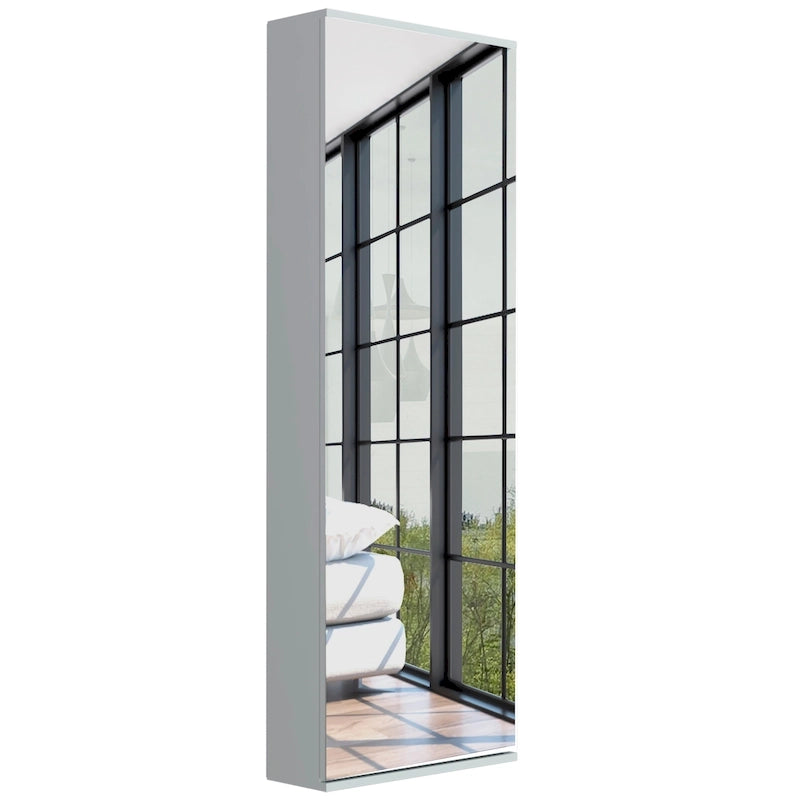 Zapatero de pared con espejo - N/A