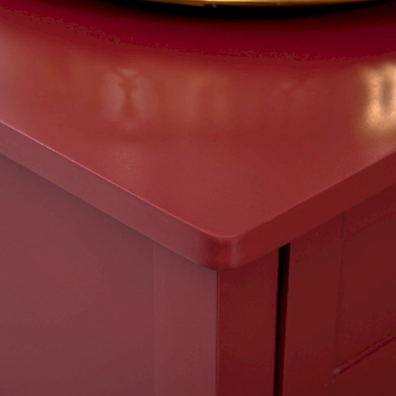 Aparador, bufé, mueble de almacenamiento y mesa consola con 4 cajones y estante inferior de listones para cocina, sala de estar