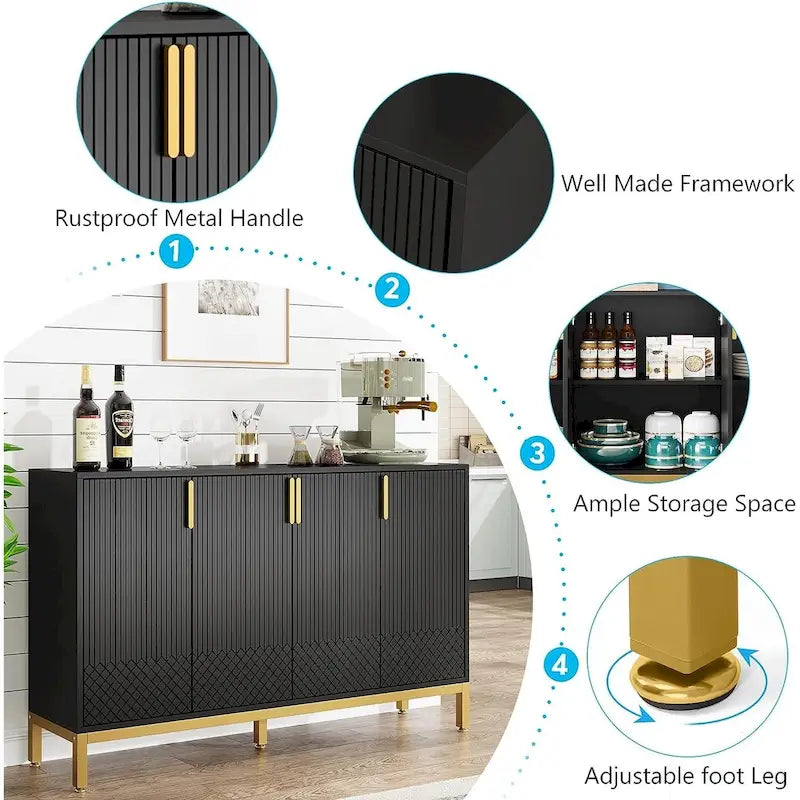 Mueble de despensa con almacenamiento