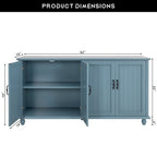 Aparador de cocina, mueble bar, mueble de almacenamiento decorativo