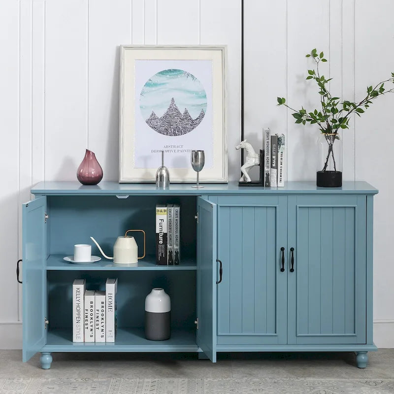 Aparador de cocina, mueble bar, mueble de almacenamiento decorativo