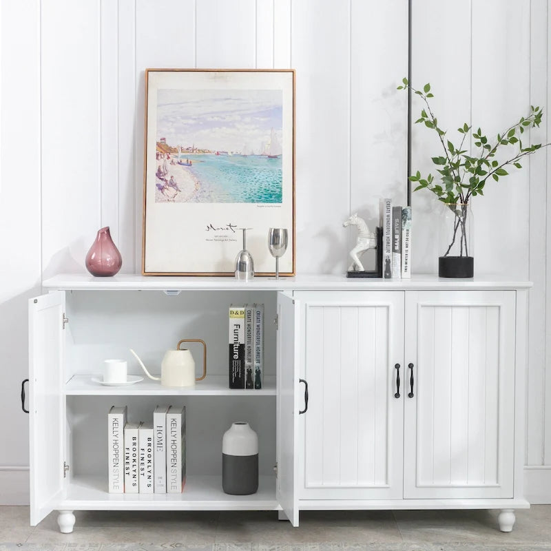 Aparador de cocina, mueble bar, mueble de almacenamiento decorativo