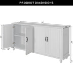 Aparador de cocina, mueble bar, mueble de almacenamiento decorativo