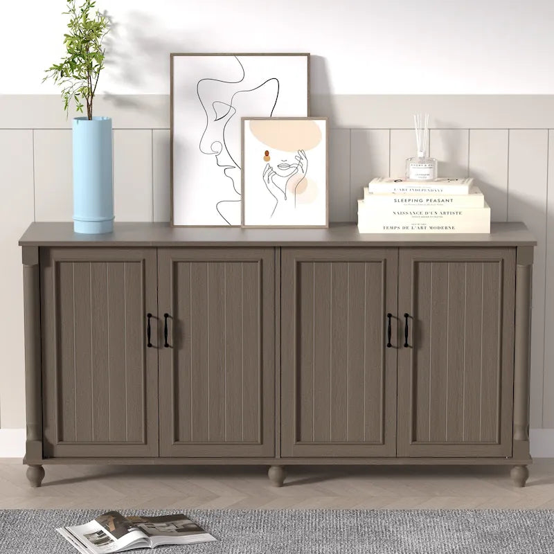 Aparador de cocina, mueble bar, mueble de almacenamiento decorativo