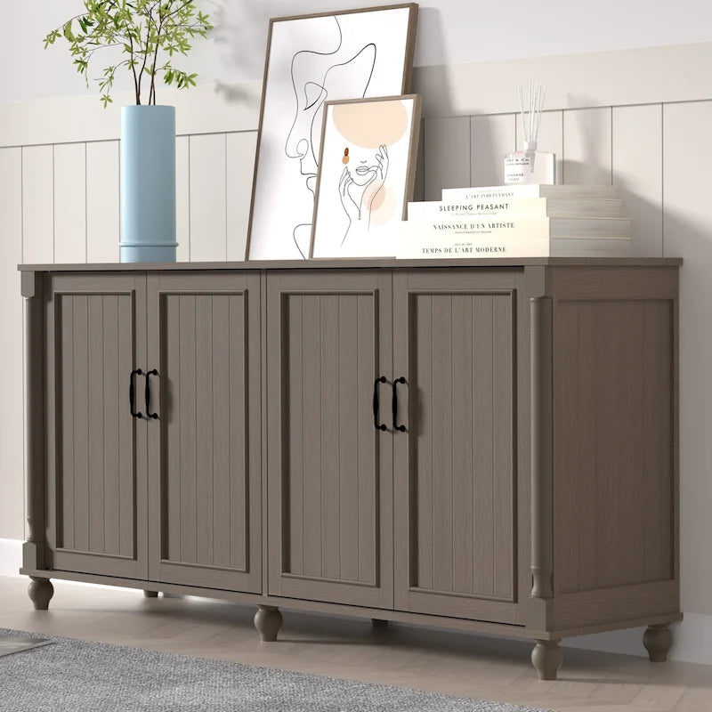 Aparador de cocina, mueble bar, mueble de almacenamiento decorativo