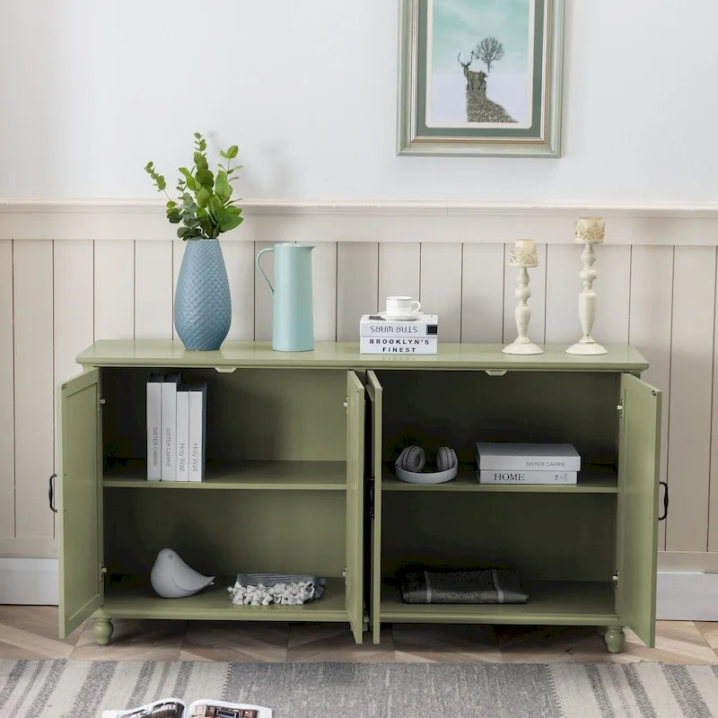 Aparador de cocina, mueble bar, mueble de almacenamiento decorativo