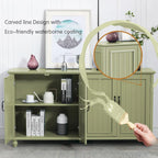 Aparador de cocina, mueble bar, mueble de almacenamiento decorativo