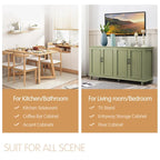Aparador de cocina, mueble bar, mueble de almacenamiento decorativo