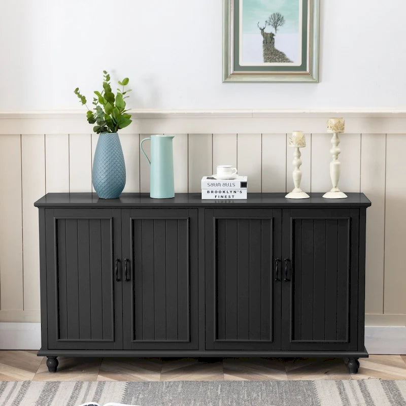 Aparador de cocina, mueble bar, mueble de almacenamiento decorativo