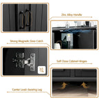 Aparador de cocina, mueble bar, mueble de almacenamiento decorativo