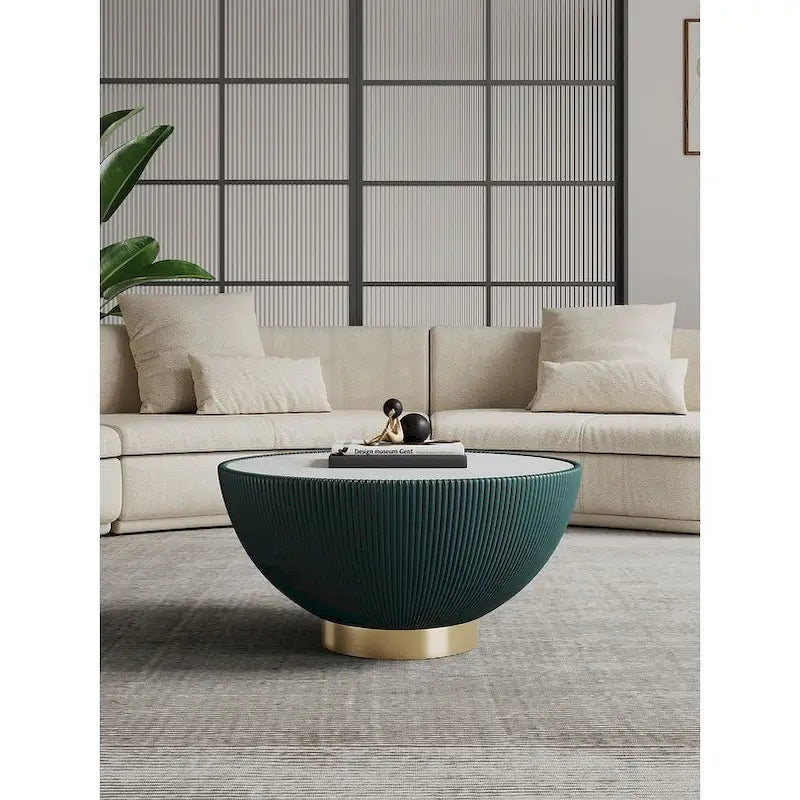 Mesa de centro tapizada moderna