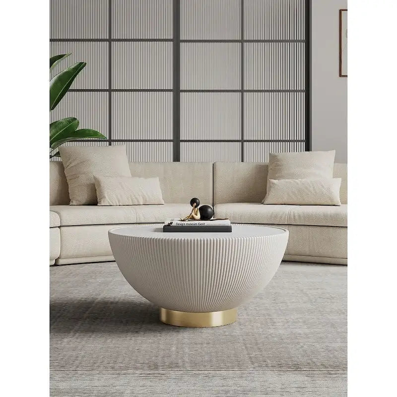 Mesa de centro tapizada moderna