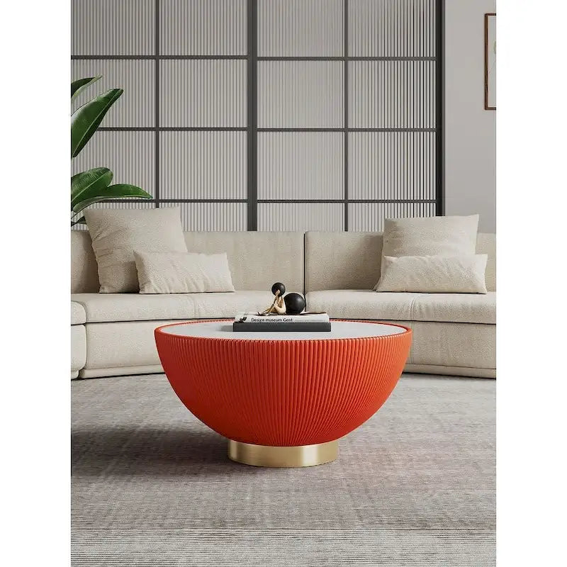 Mesa de centro tapizada moderna