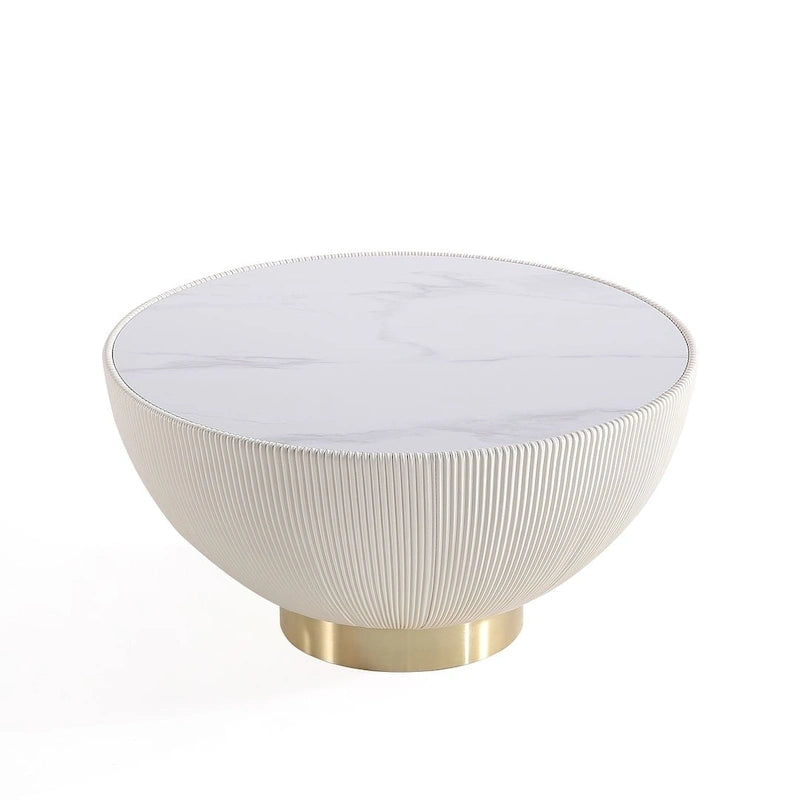 Mesa de centro tapizada moderna