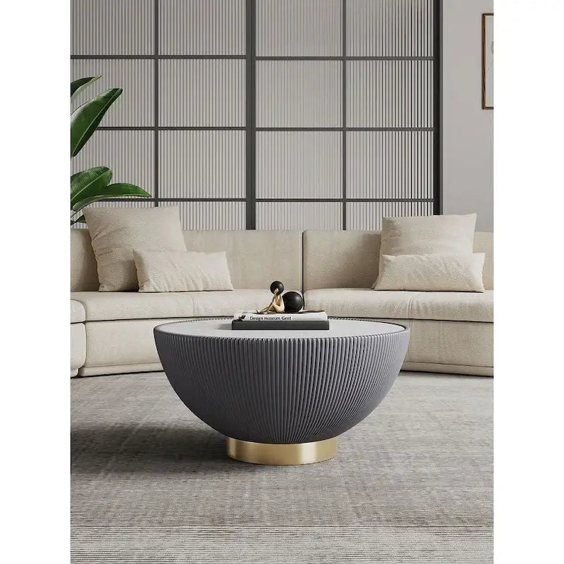 Mesa de centro tapizada moderna