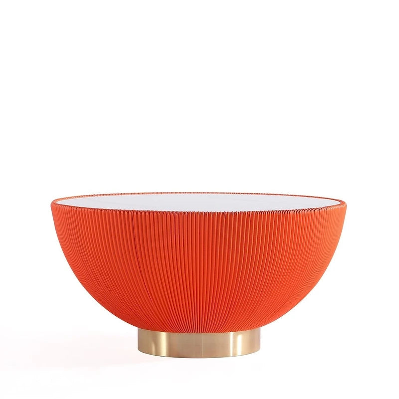 Mesa de centro tapizada moderna