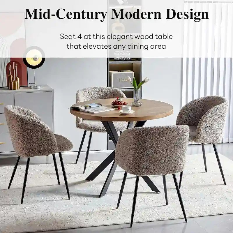 Sillas de comedor, sillas de cocina de terciopelo de lujo tapizadas, silla auxiliar con asiento y respaldo acolchados y patas de madera maciza.