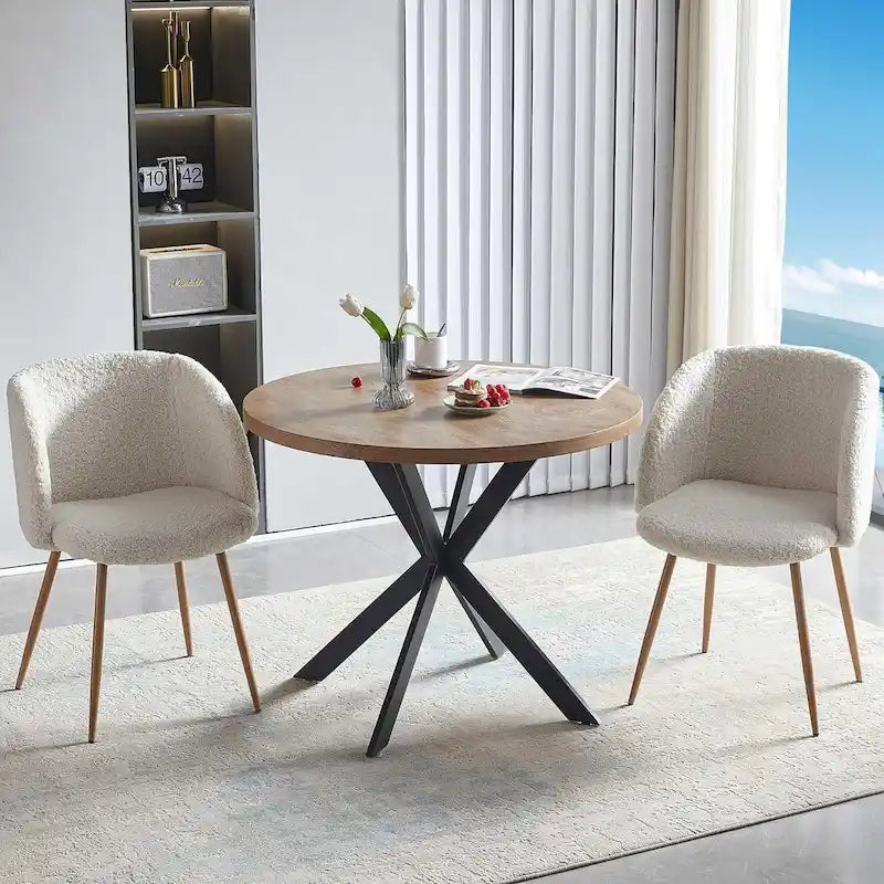 Sillas de comedor, sillas de cocina de terciopelo de lujo tapizadas, silla auxiliar con asiento y respaldo acolchados y patas de madera maciza.