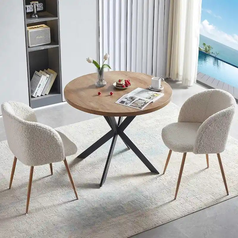 Sillas de comedor, sillas de cocina de terciopelo de lujo tapizadas, silla auxiliar con asiento y respaldo acolchados y patas de madera maciza.