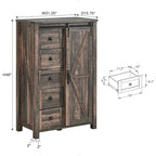 Cómoda de granja con 5 cajones, cómoda, cómoda organizadora