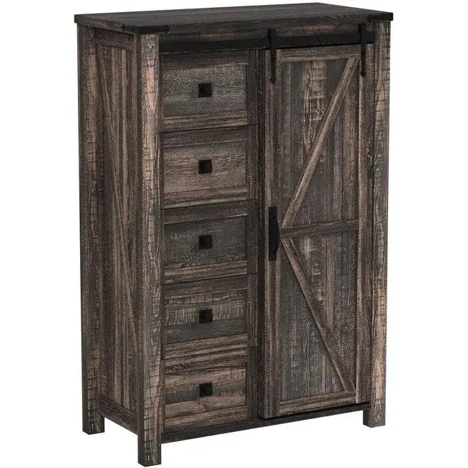 Cómoda de granja con 5 cajones, cómoda, cómoda organizadora