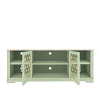 Mueble para TV rústico decorativo floral de 70 pulg. para televisores de hasta 80 pulg.