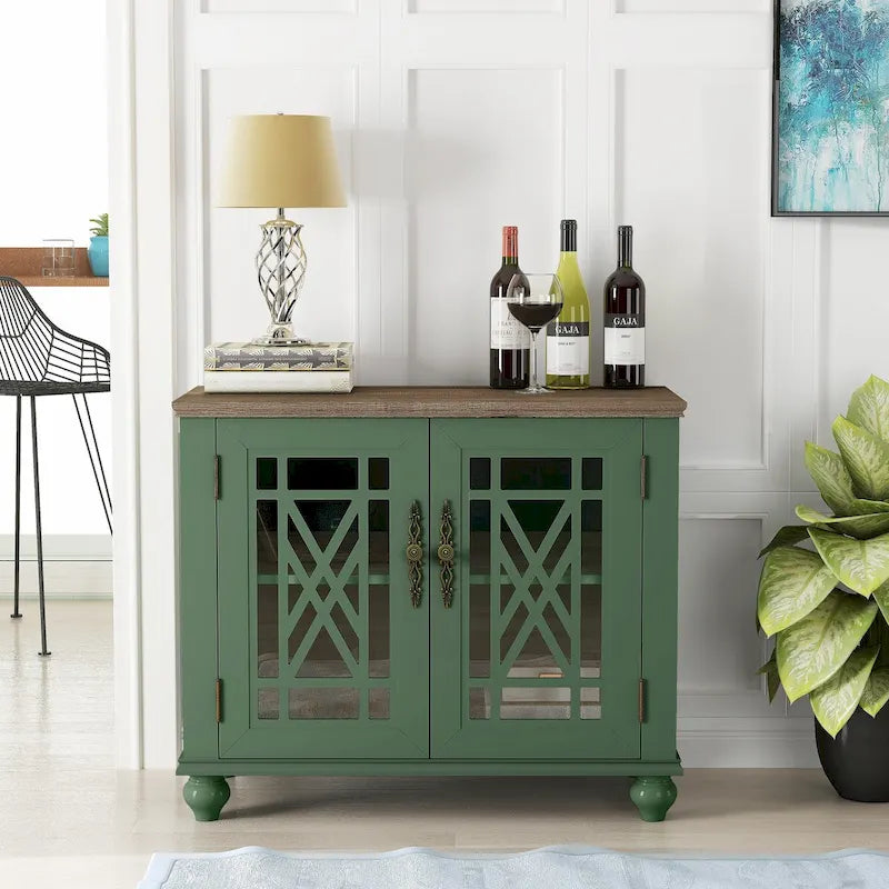 38 Mueble aparador auxiliar de cocina estilo vintage