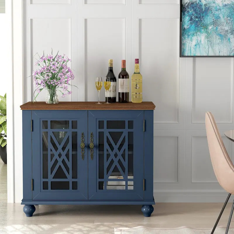 38 Mueble aparador auxiliar de cocina estilo vintage