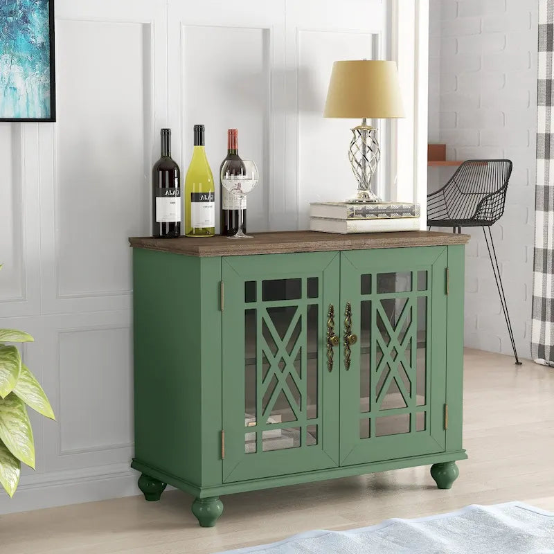 38 Mueble aparador auxiliar de cocina estilo vintage