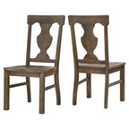 Mesa de comedor de madera extensible
