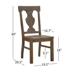 Mesa de comedor de madera extensible