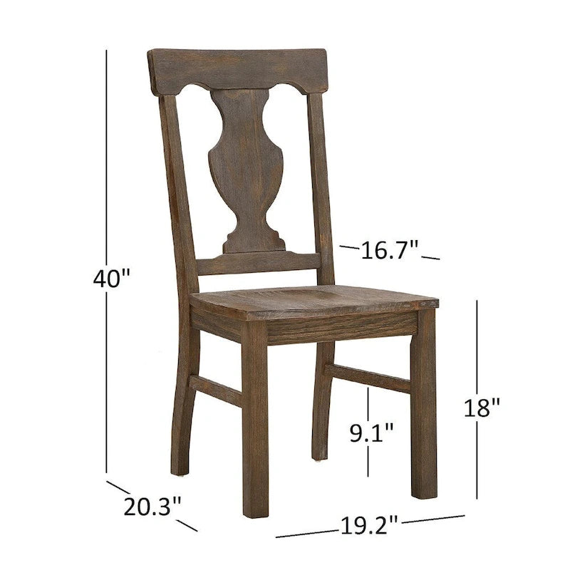 Mesa de comedor de madera extensible