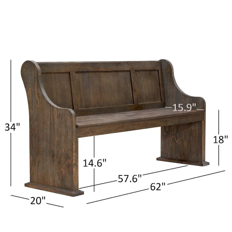 Mesa de comedor de madera extensible
