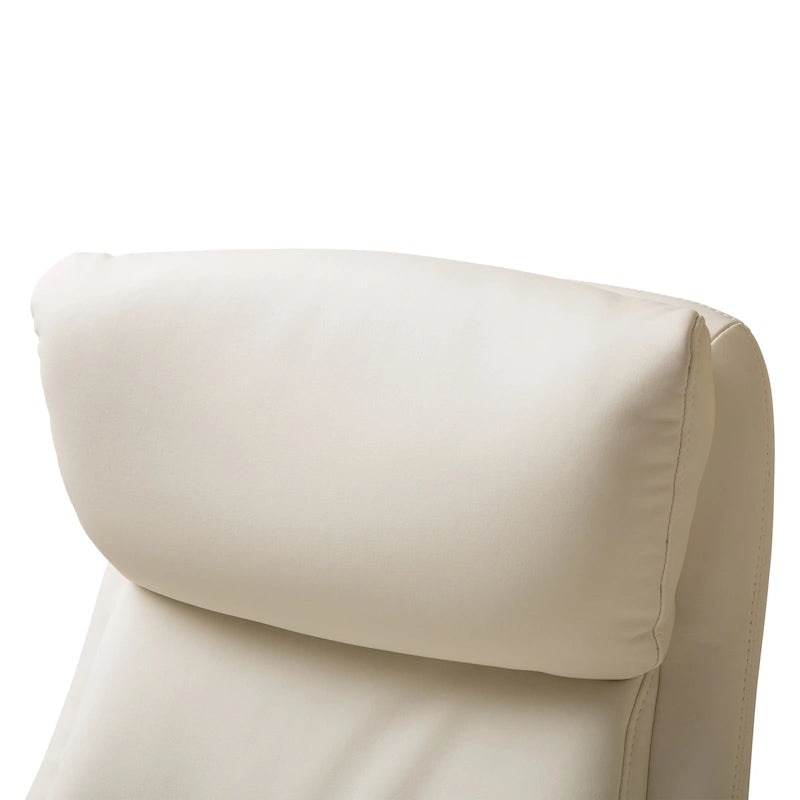 Silla de oficina giratoria ajustable de piel sintética de mediados de siglo de 48 pulgadas
